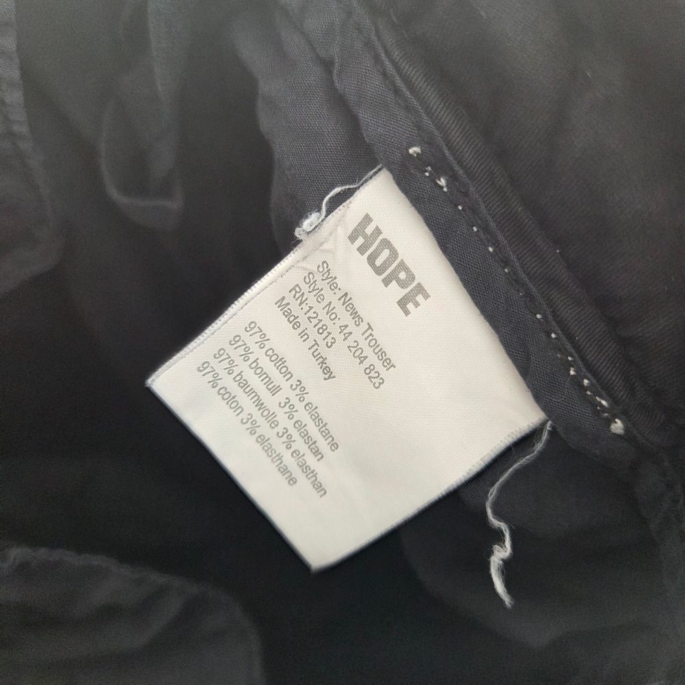 Hope x Streetwear News Trousers Ringstrand Söderberg Stockholm Pants Black EU 40 - Picture 12 of 14